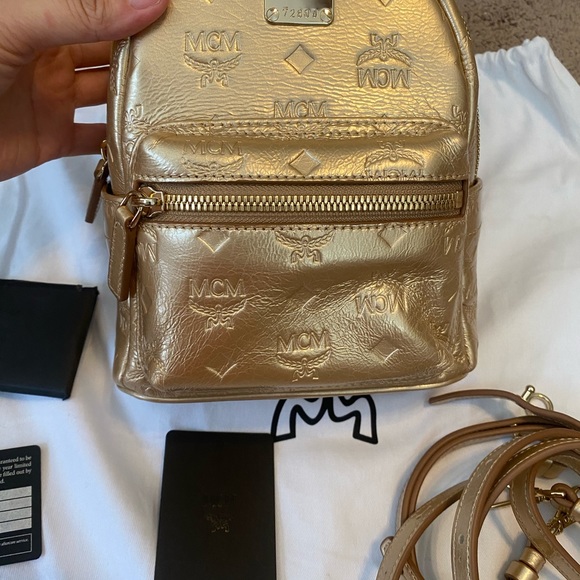 Last one! Price firm! MCM mini backpack (crossbody) bag $895+ tax main image 6